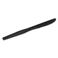 Cutlery | Dixie KM517 Plastic Cutlery Heavy Mediumweight Knives - Black (1000/Carton) image number 1