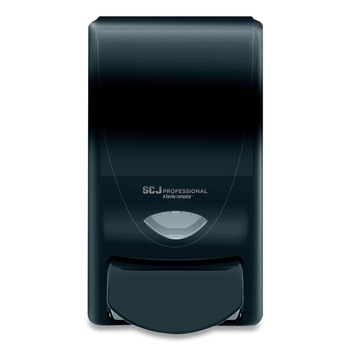 SC Johnson 4.61 in. x 4.92 in. x 9.25 in. 1 Liter Manual Skincare Dispenser - Black
