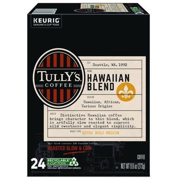 Tully's Coffee Coffee K-Cups - Hawaiian Blend (24/Box)