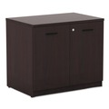  | Alera ALEVA613622MY 34.13 in. x 22.78 in. x 29.5 in. Valencia Series Storage Cabinet - Mahogany image number 0