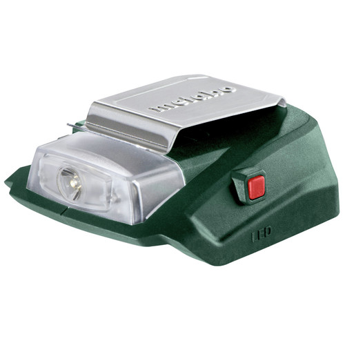 Chargers | Metabo 600288000 PA 14.4-18 LED-USB Battery Power Adapter image number 0