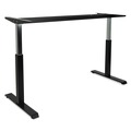  | Alera ALEHTPN1B 59.06 in. x 28.35 in. x 26.18 in. to 39.57 in. AdaptivErgo Sit-Stand Pneumatic Height-Adjustable Table Base - Black image number 2