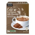 Labor Day Sale! Save $30 off $199! | Cafe Escapes 5000330122 Dark Chocolate Hot Cocoa K-Cups (24/Box, 4 Boxes/Carton) image number 2