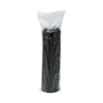 Dart Cappuccino Dome Sipper Lids Fits 12 oz. to 24 oz. Hot Cups - Black (1000/Carton)