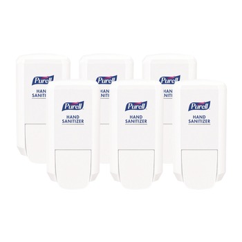 PURELL 4121-06 1000 ml 5.14 in. x 3.83 in. x 10 in. CS2 Hand Sanitizer Dispenser - White (6/Carton)
