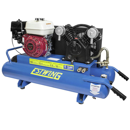 Portable Air Compressors | Estwing E10GCOMP 5.5 HP 10 Gallon Oil-Free Wheelbarrow Air Compressor image number 0