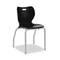 Office Desks & Workstations | HON HSS4L-18B.E.ON.PLAT 20 in. x 26 in. x 23 in. to 33 in. SmartLink Rectangle Student Desk with SmartLink Four-Leg Onyx Chair Bundle (2 Desks/Carton, 4 Chairs/Carton) image number 2