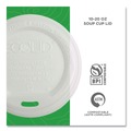 Customer Appreciation Sale - Save up to $60 off | Eco-Products EP-ECOLID-W 10 - 20 oz. EcoLid Renewable/Compostable Hot Cup Lid - White (800/Carton) image number 5