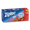 Food Service | Ziploc 316489 9.5 in. x 2.63 in. x 10.56 in. Gallon Slider Storage Bags - Clear (9/Carton) image number 1
