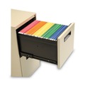 Office Carts & Stands | Alera ALEPAFFPY 14.96 in. x 19.29 in. x 27.75 in. 2 Legal/Letter-Size File Drawers Left or Right File Pedestal - Putty image number 7