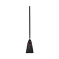 Brooms | Boardwalk BWK951BP Flag Tipped Poly Bristle 37 in. - 38 in. Length Lobby Broom - Natural/Black (1 Dozen) image number 1