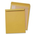 Office Jansan | Quality Park QUA42356 17 in. x 22 in. Fold Flap Closure, Kraft Envelope - Jumbo, Brown Kraft (25/Pack) image number 2