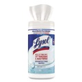 Cleaning & Janitorial Supplies | LYSOL Brand 19200-89346 7 in. x 7.25 in. 1-Ply Disinfecting Wipes - Crisp Linen/White image number 2