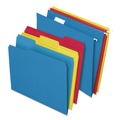 Office Jansan | Pendaflex 16157EE 1/5-Cut Exterior Hanging File Folder 1/3-Cut File Folder Letter Size Combo Filing Kit (24/Box) image number 0