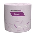 Cleaning & Janitorial Supplies | Cascades PRO B152 1-Ply Septic Safe Select Standard Bath Tissue - White (96 Rolls/Carton) image number 0