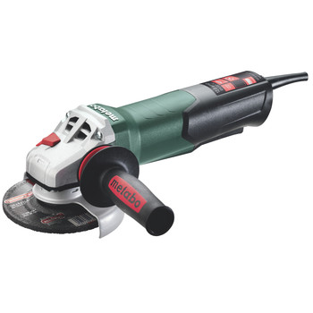 ANGLE GRINDERS | Metabo 603629420 WP 13-125 Quick 12 Amp 11,000 RPM 4.5 in. / 5 in. Corded Angle Grinder with Non-Locking Paddle