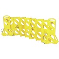 Labor Day Sale! Save $30 off $199! | Rubbermaid Commercial FG9S1100YEL 13 ft x 40 in. Plastic Portable Mobile Safety Barrier - Yellow image number 2