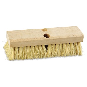 Boardwalk 10 in. Brush 2 in. White Tampico Bristles Deck Brush Head