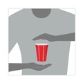 Cutlery | Dart P16R 16 oz. Plastic Cold Drink Party Cups - Red (1000/Carton) image number 5
