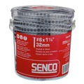 Collated Screws | SENCO 06A125P (1000/Pack) #6 1-1/4 in. Phillips Bugle-Head Collated Drywall Screw - Gray Phosphate image number 1
