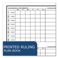 Calendars & Planners | Roaring Spring 12145 11 in. x 8.5 in. 45-Sheets 22-Weeks: Six-Subject Day Student Plan Book - Light Blue Cover (24/Carton) image number 2