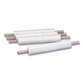 Cleaning & Janitorial Supplies | Universal UNV08020 80 Gauge 20 in. x 1000 ft. Stretch Film with Preattached Handles - Clear (4/Carton) image number 0