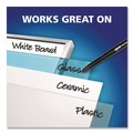 Washable Markers | EXPO 2211319 Wet Erase Markers Fine Needle Tip Blue 12/Pack image number 6