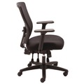 Office Jansan | Alera ALENV42M14 Envy Series 17 in. to 21.5 in. Seat Height Supports Up to 250 lbs. Mesh Mid-Back Multifunction Chair - Black image number 2
