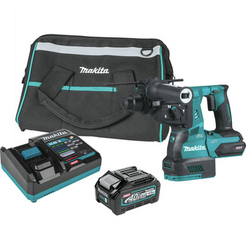 DEMO AND BREAKER HAMMERS | Makita GRH01M1 40V max XGT Brushless Lithium-Ion 1-1/8 in. AVT Rotary Hammer Kit (4 Ah)