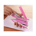 Office Jansan | PaperPro 1188 20-Sheet Capacity InCourage Spring-Powered Desktop Stapler with Antimicrobial Protection - Pink/Gray image number 6