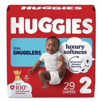 Huggies 49697 Little Snugglers Baby Diapers - Size 2/Disney Design (29/Pack)