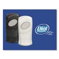 Hand Soaps | Dial Professional 16619 FIT 4 in. x 5.13 in. x 10.5 in. 1.2 Liter Universal Manual Dispenser - Gray (3/Carton) image number 6