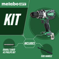 Drill Drivers | Metabo HPT DS18DBL2Q4M 18V Cordless Lithium-Ion Brushless Driver Drill (Tool Only) image number 1