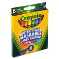Bulk Savings Pricing 2 | Crayola 523280 Ultra-Clean Washable Crayons - Large (8/Box) image number 1