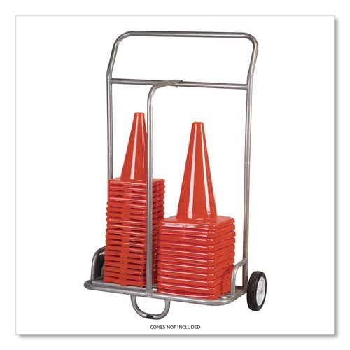 Utility Carts | Champion Sports CSCART 16 in. x 32 in. x 48 in. 132 lb Capacity Combination Equipment Cart - Silver image number 0