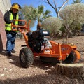 Chipper Shredders | Power King PK0803V 14 HP Powered by KOHLER CH440 Gas Engine 12 in. x 3.5 in. Wheel Stump Grinder with Extra Set of Teeth/All-Weather Protective Cover/Tow Bar image number 10