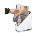 Office Jansan | Bankers Box 10723 4 in. x 9.25 in. x 11.75 in. Stor/File Corrugated Magazine File - White (12/Carton) image number 4