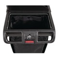 Utility Carts | Rubbermaid Commercial 2202530 10.5 in. x 16.8 in. x 33 in. 30 Gallon Fabric Cleaning Cart Bag for Rubbermaid Commercial Housekeeping and Janitorial Carts - Black (4/Carton) image number 3