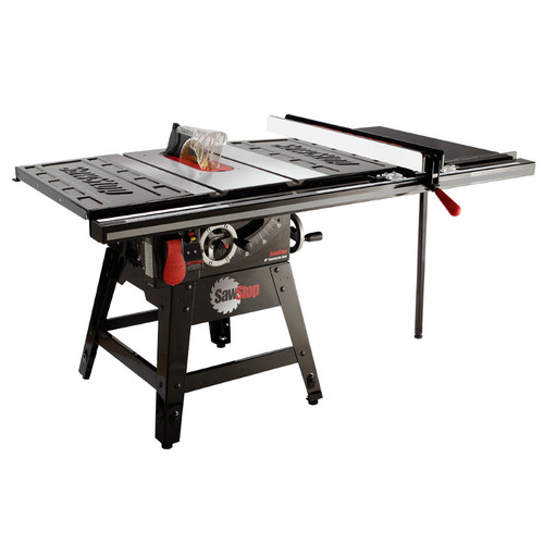Table Saws | SawStop CNS175-TGP36 110V Single Phase 1.75 HP 15 Amp 10 in. Contractor Saw with 36 in. Professional Series T-Glide Fence System image number 0