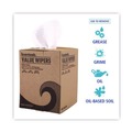 Cleaning & Janitorial Supplies | Boardwalk BWK-V040CGW 10 in. x 12 in. Centerpull DRC Wipers - White (200/Carton) image number 4