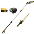 Outdoor Power Combo Kits | Factory Reconditioned Dewalt DCKO86M1R 20V MAX Brushless Cordless Pole Saw and Pole Hedge Trimmer Combo Kit (4 Ah) image number 0
