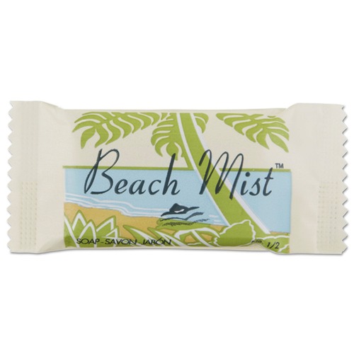 Hand Soaps | Beach Mist BCH NO1/2 #1/2 Bar, Beach Mist Fragrance Face and Body Soap (1000/Carton) image number 0