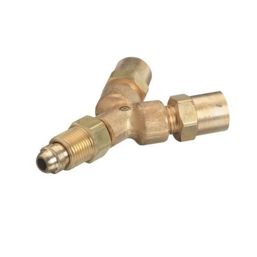 Air Tool Adaptors | Western Enterprises 401 200 PSI 5/8 in - 18 Female Inert Gas Brass Y Connection image number 0