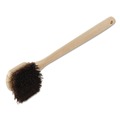 Cleaning Brushes | Boardwalk BWK4120 20 in. Palmyra Bristle Plastic Handle Utility Brush - Tan image number 0