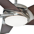 Ceiling Fans | Casablanca 59090 54 in. Contemporary Stealth Brushed Nickel Dark Walnut Indoor Ceiling Fan image number 7