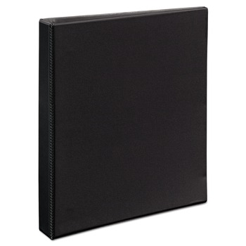 Avery 3 EZD Rings 1 in. Capacity 11 in. x 8.5 in. Durable View Binder with DuraHinge - Black