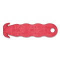Cutlery | San Jamar KK403 Klever Kutter 1 in. Blade 4 in. Plastic Handle 3 Razor Blades Safety Cutter - Red (3/Pack) image number 0