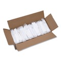 Cutlery | Boardwalk BWKFKTNHWPSWH Heavyweight Fork/Knife/Napkin/Teaspoon 4-Piece Plastic Cutlery Kit - White (250/Carton) image number 2