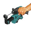 Concrete Dust Collection | Makita XRH12ZW 18V LXT Lithium-Ion Brushless 11/16 in. AVT SDS-PLUS AWS Capable Rotary Hammer with HEPA Dust Extractor (Tool Only) image number 5