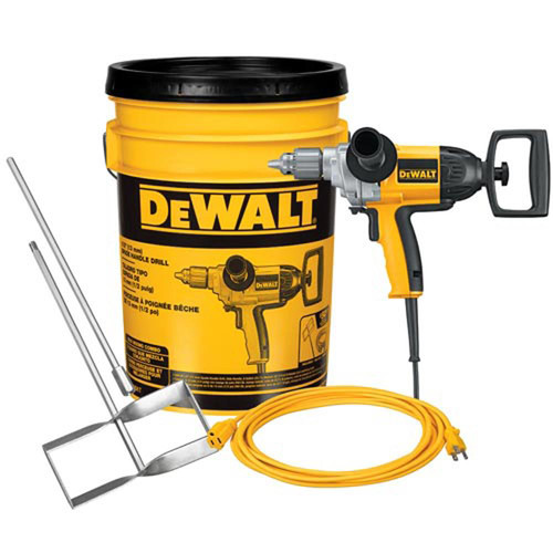 Drill Drivers | Dewalt DW130VBKT 9 Amp 1/2 in. Spade Handle Drill Mixing Kit image number 0
